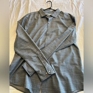 Kuhl Breeze Long Sleeve Button Down Short, Men’s. Size XL, Gray.